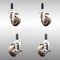 Service Caster 3 Inch 316SS High Temp Glass Filled Nylon 7/8 Inch Stem Caster Brake SCC, 2PK SCC-SS316EX20S314-GFNSHT-2-TLB-2-78 - alternate 1